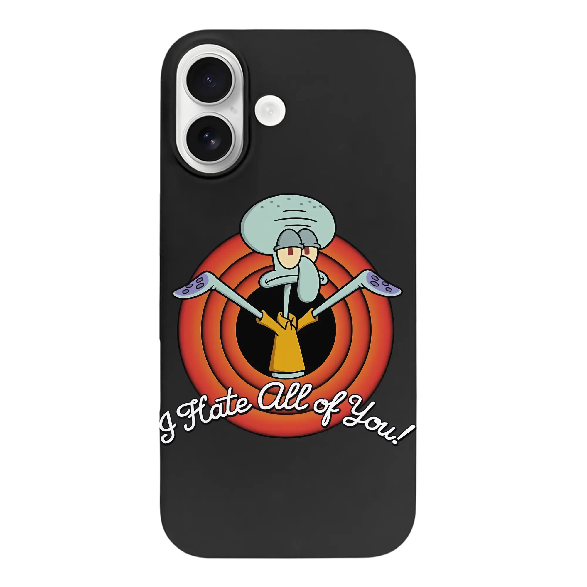 スポンジボブ グッズ イカルド - iPhone 17 シリーズ シリコンケース 薄型 耐衝撃 指紋防止 ソフトタッチカバー 精密フィット 傷防止 保護ケース iPhone 17/17 Air/17 Pro/17 Pro Max 対応